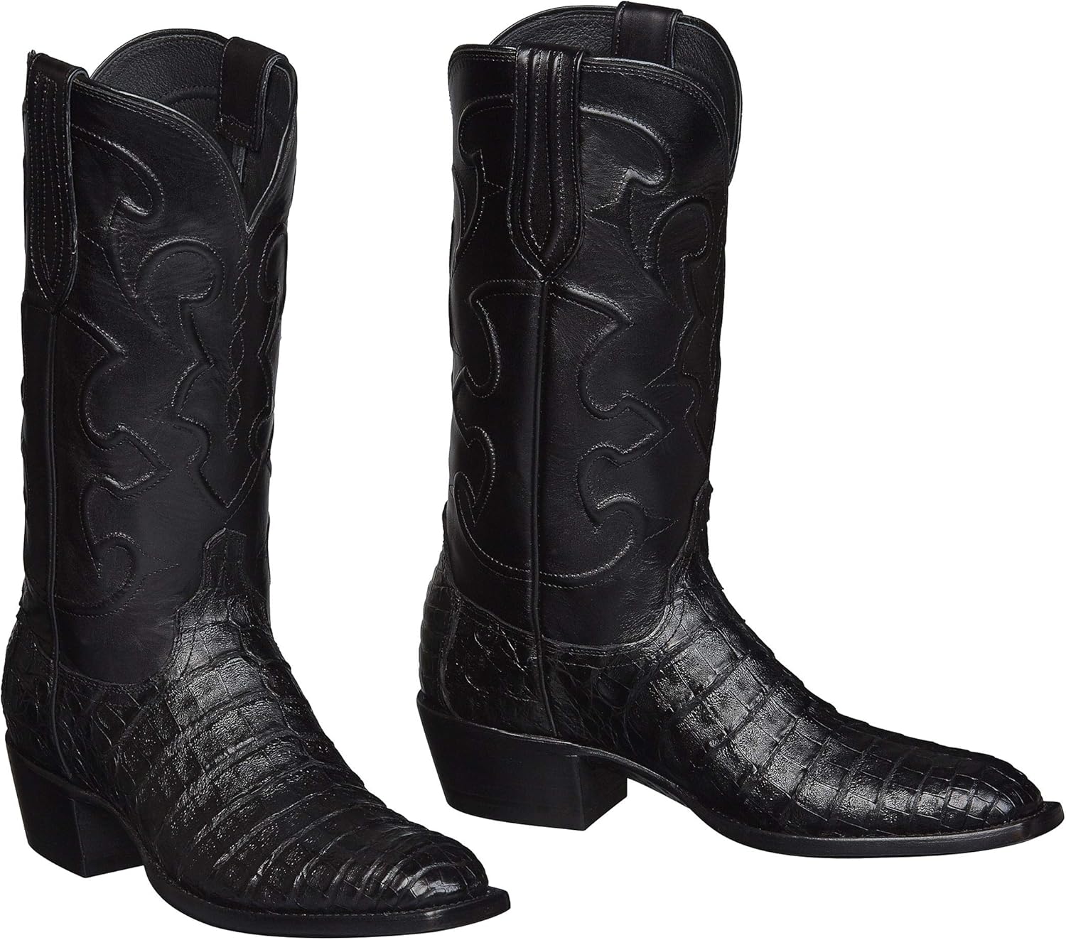 lucchese boots crocodile