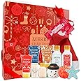 Advent Calendar Christmas Gifts 2024, 12 Pcs Spa Gift Set for Women, Christmas Gift for Women with Christmas Bath Bomb, Hand Cream, Body Lotion,Christmas Gifts for Mother