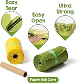 YORJA Dog Poo Bags 360 Count Extra Thick Biodegradable Leak-Proof view 2