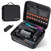 STARTRC GAMES Switch 2 All in One Carrying Case for Nintendo Switch 2, Portable Hard Travel Case with Game Card Slots, Portable Storage Carry Bag for Switch 2 Console Pro Controller Accessories