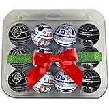 Star Wars Golfbälle Set - 12 Bälle Mit Death Star & Droiden Motiven