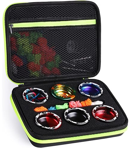 Lixada Yo-Yo Storage Bag - EVA Protective Case With Hand Strap Multiple Colors