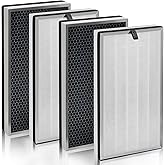 112 Replacement Filter | Perfect Compatibility with MA Air Purifier 112 Series | 3 in 1 with Pre-filter, High-Efficiency Core Layer and Activated Carbon | 4 PACK