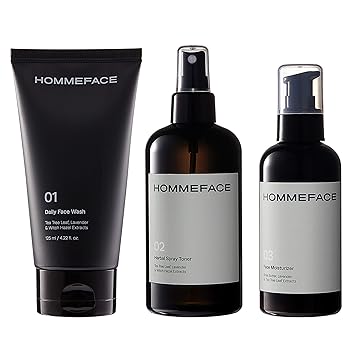 Amazon Com Hommeface Daily Trio Skin Care Set For Men 3 Step
