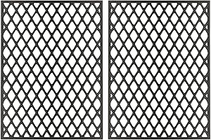 Utheer Cast Iron Grill Grate for Pit Boss 820 850 Series Grill, Pit Boss 820 Series Wood Pellet Grills, Fit Pit Boss Pro Series II 850 Wood Pellet Grill, Pit Boss Grill Replacement Parts, 2 Pack
