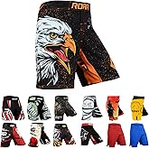 ROAR-INT MMA Fight Shorts Grappling Kickboxing Muay Thai Shorts BJJ Gym Training Running Athletic Wrestling Shorts