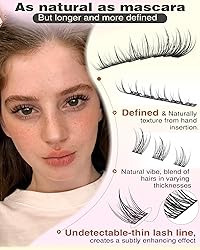 Natural Lash Clusters Kit Wispy Eyelash Clusters