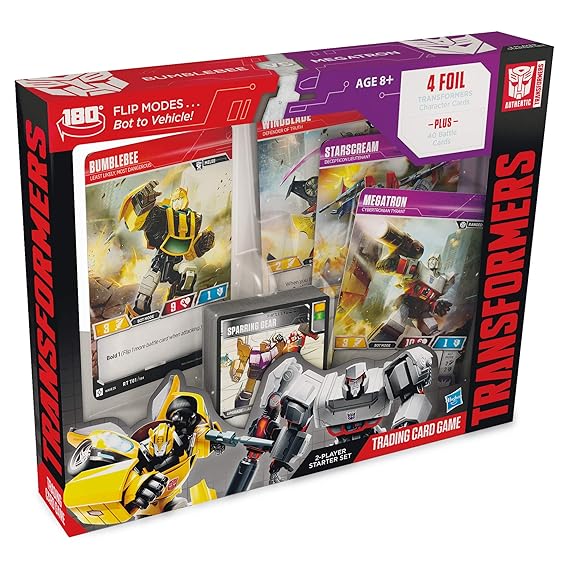 Transformers Trading Card Game Bumblebee Vs Megatron Starter Set