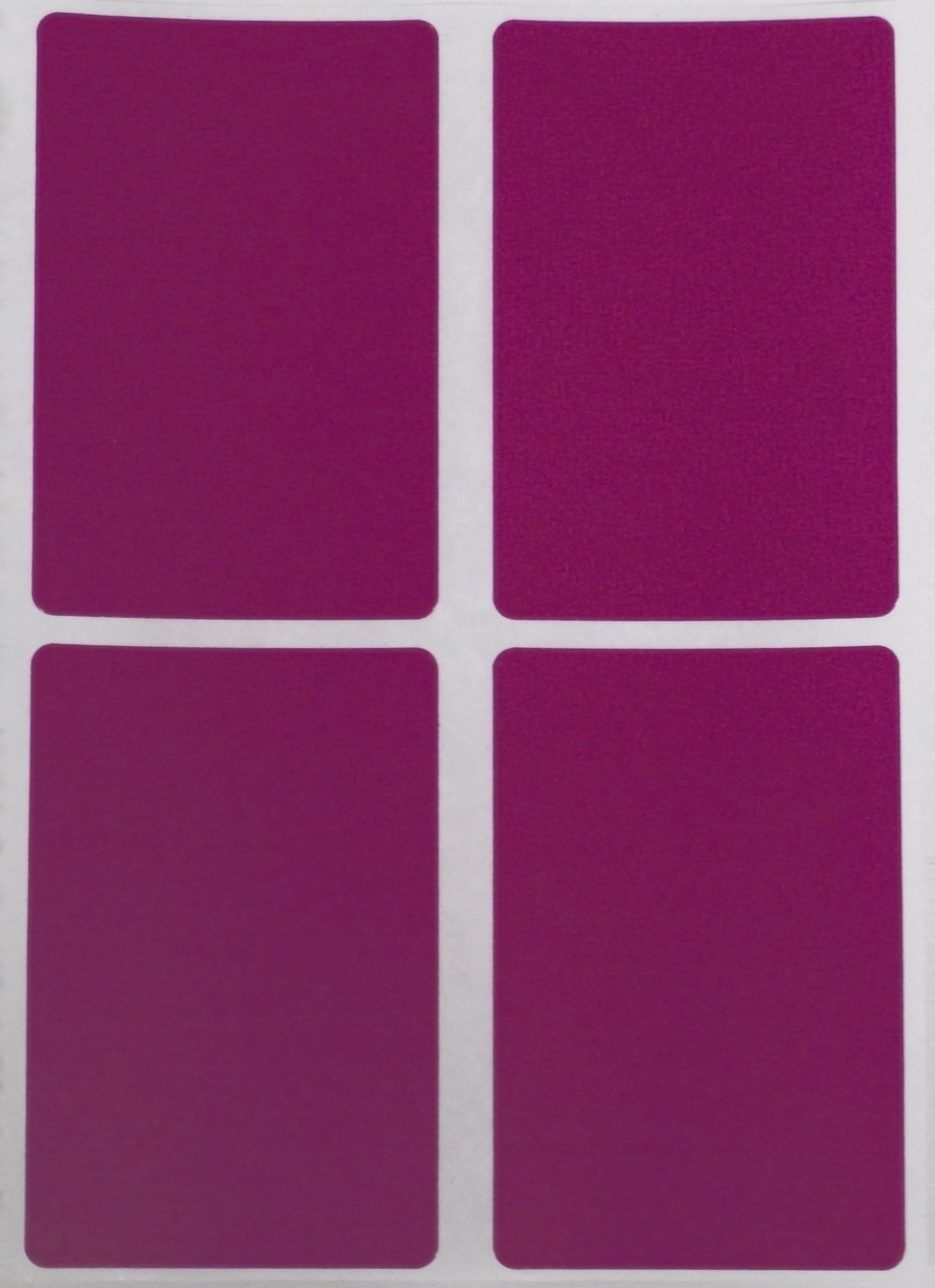 Royal Green Color Coding Labels in Purple Rectangular Label Stickers (75 mm x 50 mm) 7.5 cm x 5 cm inches 200 Pack