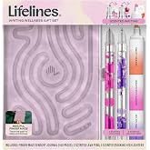 Lifelines Writing Wellness Gift Set - Aromatherapy &amp; Sensory Immersion | Scented Writing Set Includes Finger Maze Sensory Journal, 3 Scented Stacking Highlighters &amp; 2 Lava Gel Pens