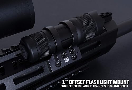 Monstrum M-LOK Accessory Pack - Includes Rail Sections, Flashlight Mount, Sling Mount And Offset Mount