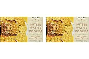 TJ'S 2 Packs Trader Joe's Belgian Butter Waffle Cookies