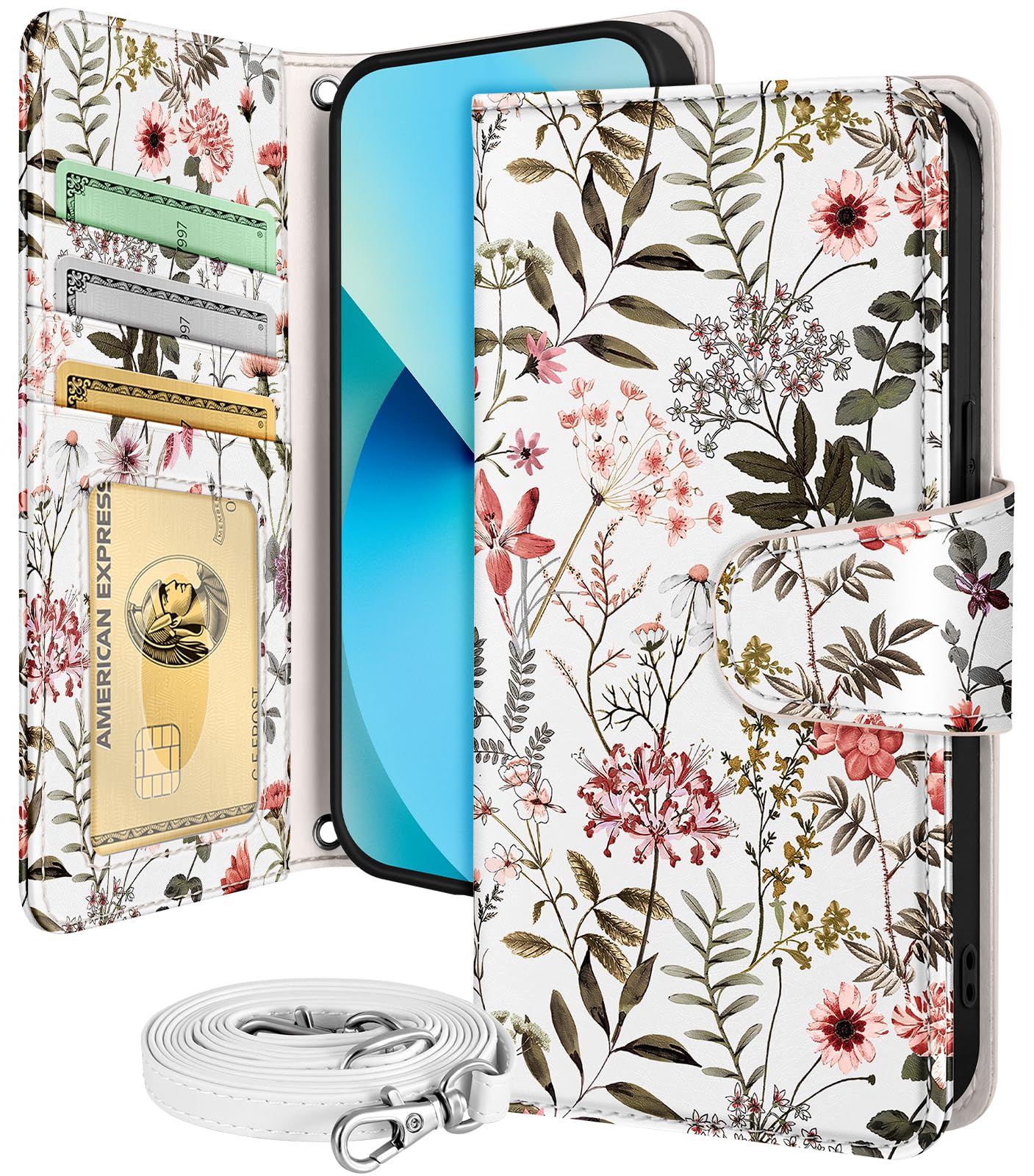 Buleens for iPhone 13 Wallet Case for Women - with