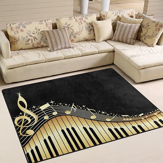 Amazon.de: Naanle Rutschfester Teppich für Wohnzimmer, Esszimmer