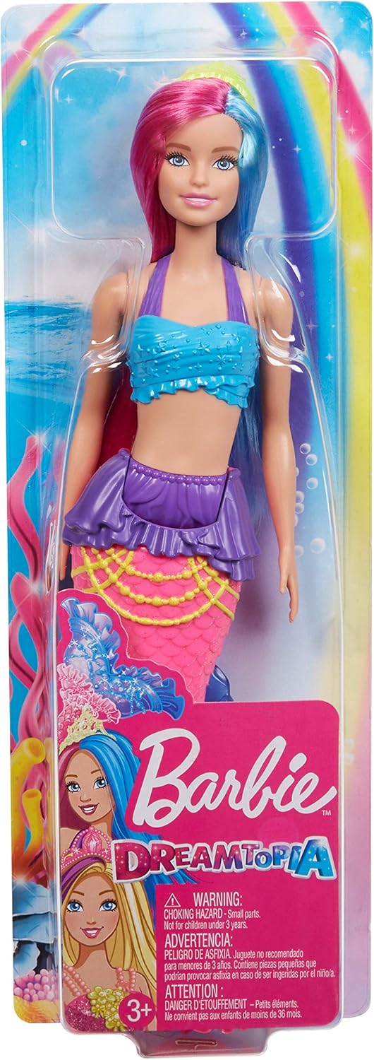 barbie dreamtopia mermaid doll blue