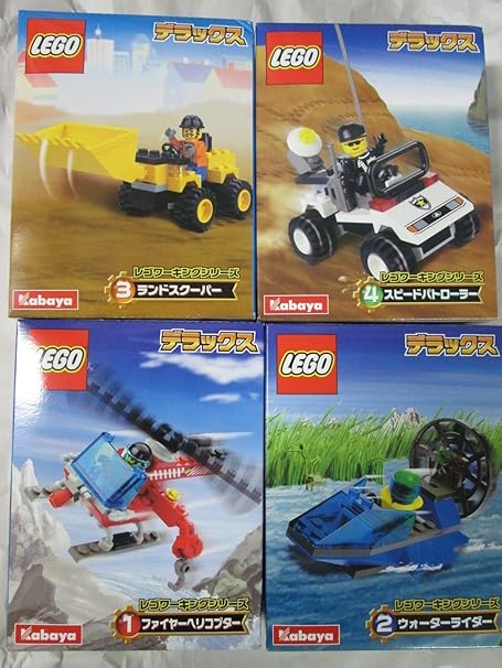 Amazon 日本カバヤ限定 レゴ デラックス ４種コンプ ブロック おもちゃ