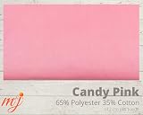 M & J Plain Candy Pink Polycotton Fabric 45 Inch 112 Cm Wide 4 Metre view 2