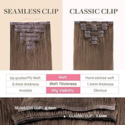 GOO GOO Clip in Hair Extensions Real Human