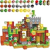 Daoyehsy 200PCS Magnetic Blocks Building Toys, 1" Light Up Building Blocks Magnet Cubes Tiles for Toddlers Boys Girls 3+, Build 3D World STEM Sensory Construction Toys