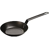 Lodge Pre-Seasoned Carbon Steel Skillet - Use in the Oven, on the Stove, on the Grill, or Over a Campfire - 8 Inch