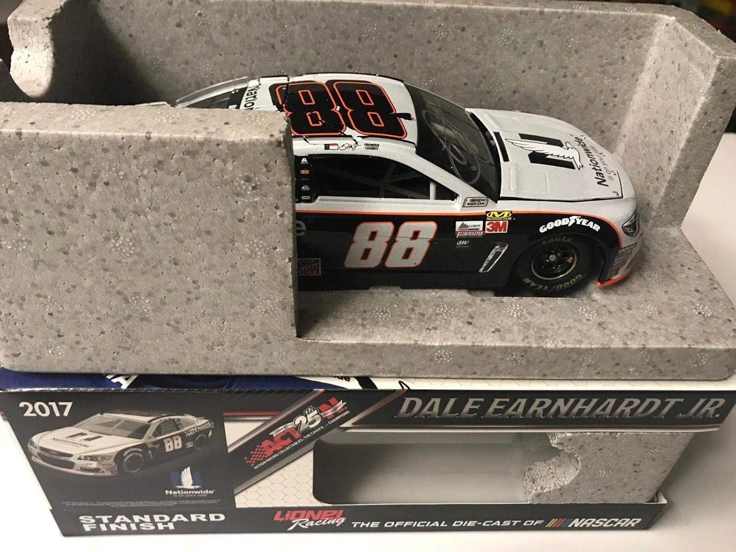 dale earnhardt jr autographed diecast car