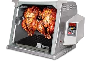 Ronco ST5000PLAT Digital Showtime Rotisserie, Platinum Edition, Cooks Food Perfectly Every Time, 3 Cooking Modes: Roast, Sear