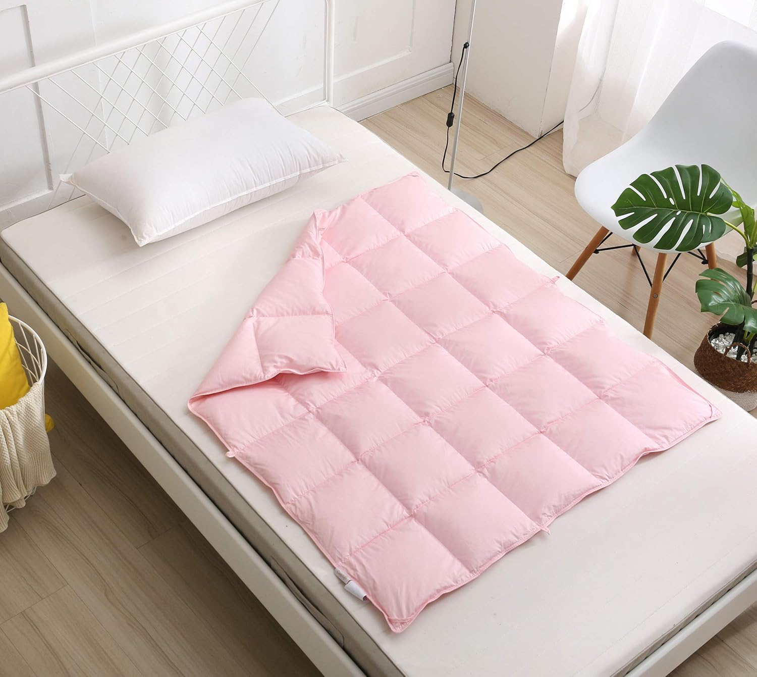 pink comforter baby