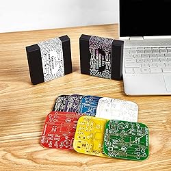 Coasters for Drinks in PCB-Design Green Coasters