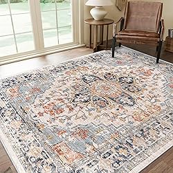 QD-Udreamy 5x7 Area Rugs - Machine Washable Area