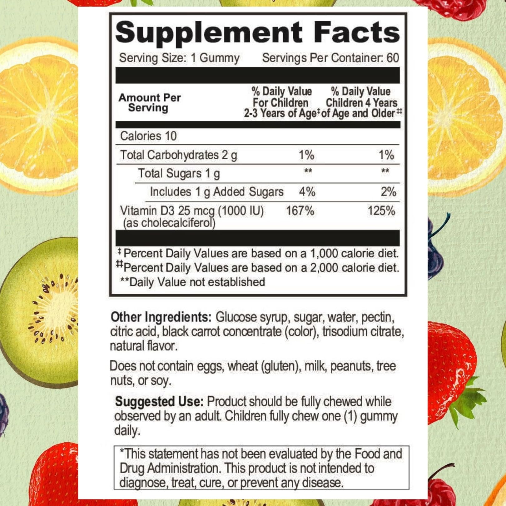 Go Healthy Multivitamin (1 Bottle), Vitamin D (1 Bottle) and Vitamin C (1 Bottle) Gummies for Kids, Toddlers, Vegetarian, Kosher & Halal, Gluten Free, Non-GMO Bundle