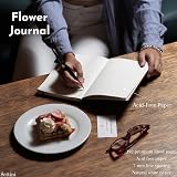 SETTINI Flower Journal for Writing Gift Set Hardcover Vegan Leather 192 Pages view 7
