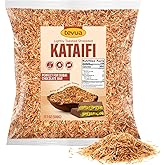 Lightly Toasted Kataifi for of Dubai Chocolate Filling, 17.7oz (500g) Pack of Kataifi Pastry, Ideal for Homemade Kunafa, Arabic Sweets and Creative Recipes, Infused with Rich Dubai Chocolate Ingredients