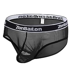 ZAIGGUT Mens Sexy See Through Underwear Breathable