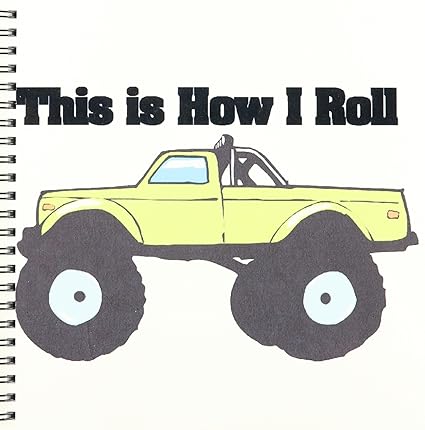 3drose Db 102549 1 This Is How I Roll Monster Truck Drawing Book