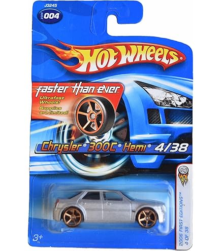HOT WHEELS DROPSTARS 1/5 BLINGS Chrysler 300C #056 Blue/Silver TOP