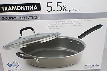 Tramontina 5,5 qt de profundidad sartén utensilios de cocina se ...