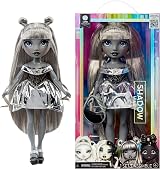 Rainbow High Shadow High Luna Madison 28cm Doll Metallic Grey Outfit Hair