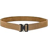 WOLF TACTICAL Heavy Duty Quick-Release EDC Belt - Stiffened 2-Ply 1.5” Nylon Gun Belt for Concealed Carry Holsters