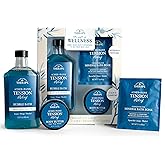 Village Naturals Therapy 3-Piece Tension Relaxing Wellness Spa Gift Set, Cedar Citrus Scent
