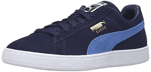Puma Men's Suede Classic Sneaker, Peacoat/Blue Yonder, M US
