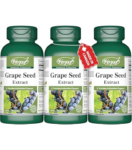Webber Naturals Grape Seed 100 mg, Extra Strength, 90 Capsules