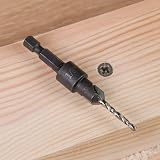Trend Snappy 12.7mm TCT Countersink with 6mm HSS Drill, Adjustable Length view 7