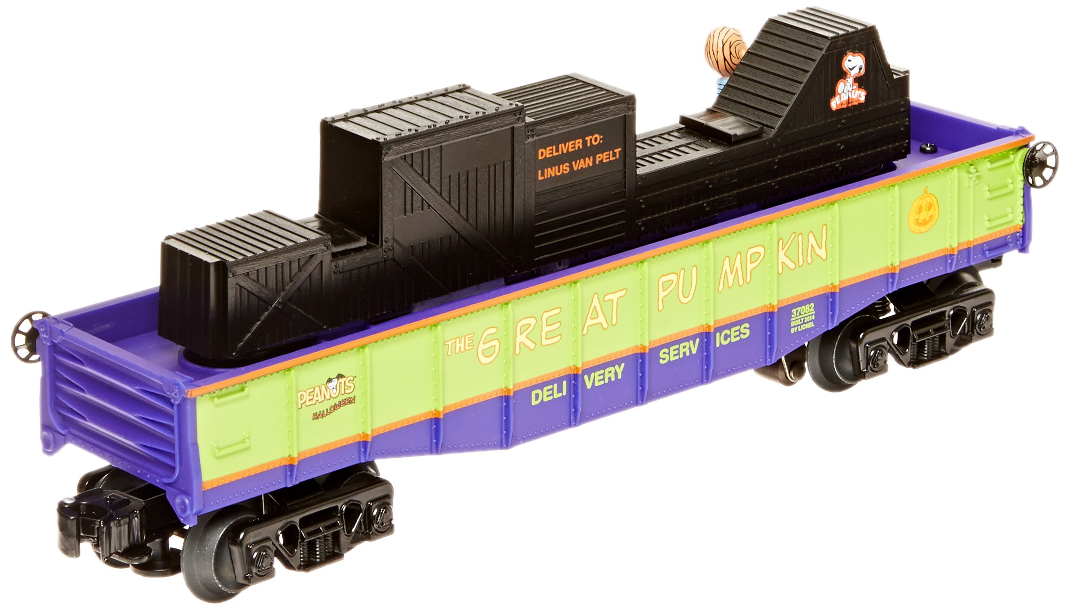 Lionel Trains Peanuts Animated Trick or Treat Chase Gondola Car