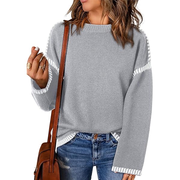 BTFBM Womens Sweaters Quarter Zip Pullover V Neck Collar