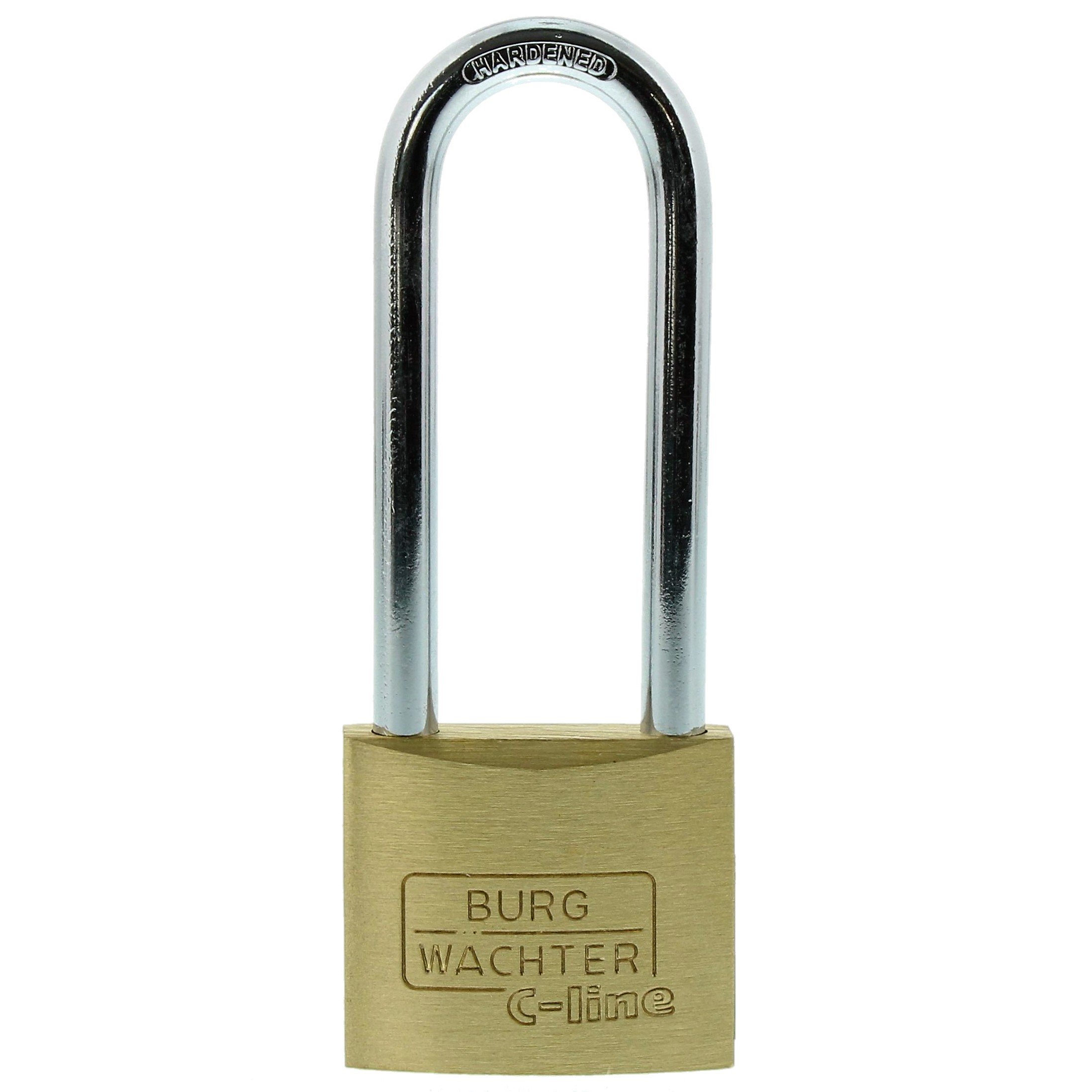 Burg-Wächter C-Line 222 HB 40 65 SB Padlock Brass 6 mm Shackle Thickness