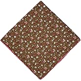 Gorgeous Island 21x21 inches 100% Cotton Bandana for Women - Soft Square Scarf, Multi-Purpose Head Covering, Hair Bandana