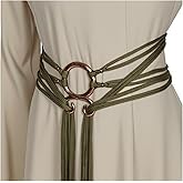 Joukavor Viking Troll Cross Rope Belt - Medieval Norse Witch Belt for Women