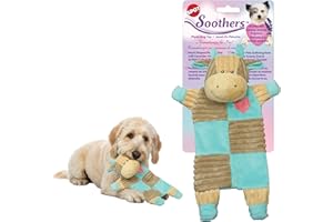 SPOT Soothers- Crinkle Paper Dog Toy-Separation Anxiety Toys for Dogs, Stuffing Free, Scented with Calming Lavender Fragrance Beads to Safely Calm & Relax Dogs and Puppies, 13in