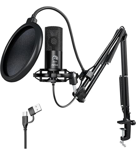 Kit Podcast Profissional: 4 Microfones Shure MV7+-K USB/XLR + 4