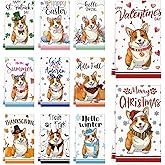 Ciazoxa 11 Pcs Corgi Kitchen Towels 14x21 Inch Puppy Dog Dish Towels Kitchen Dishcloth Cute Hand Towels for Bathroom Home Decor Dog Lovers Women Gifts